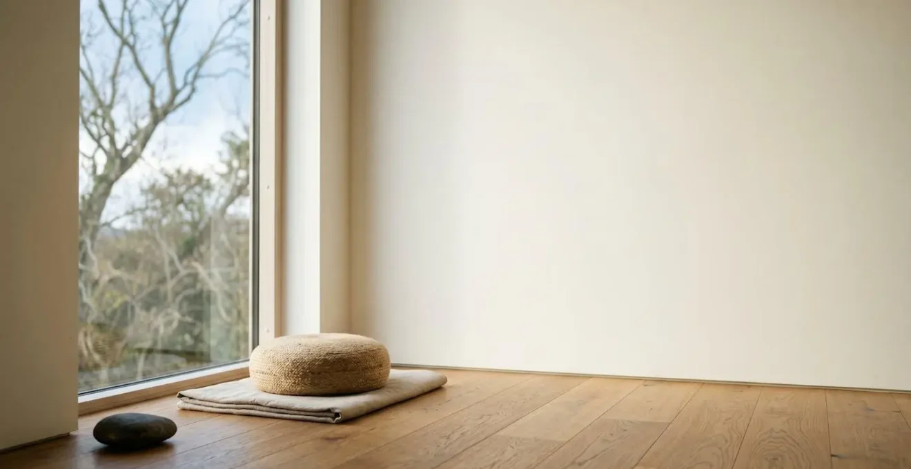 Serene environmental scene representing daily mindful breathing practice and vagus nerve stimulation for digestive wellness