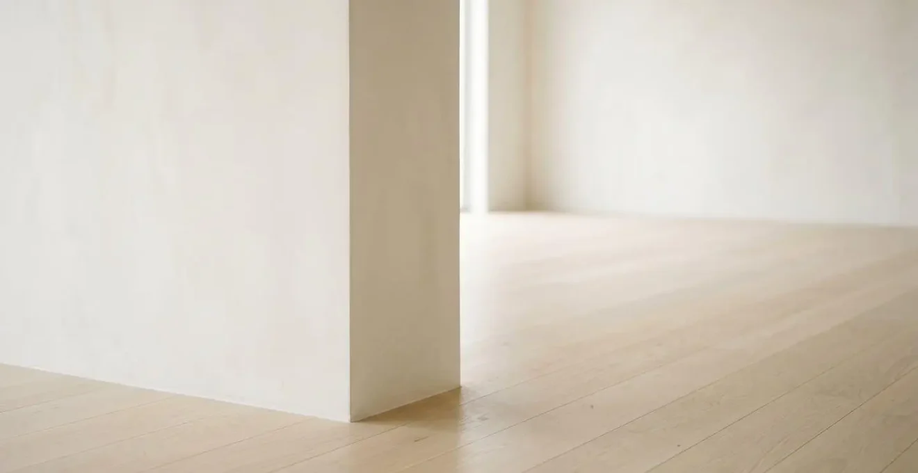 Minimalist environmental scene representing the concept of structural stability and flexible space in movement practice